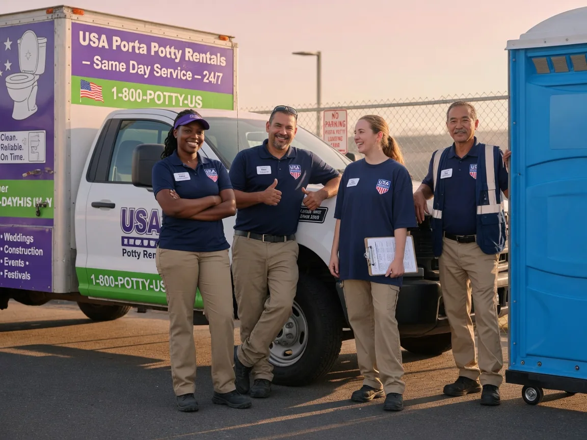 Porta Potty Rental company in Fairfield, CA